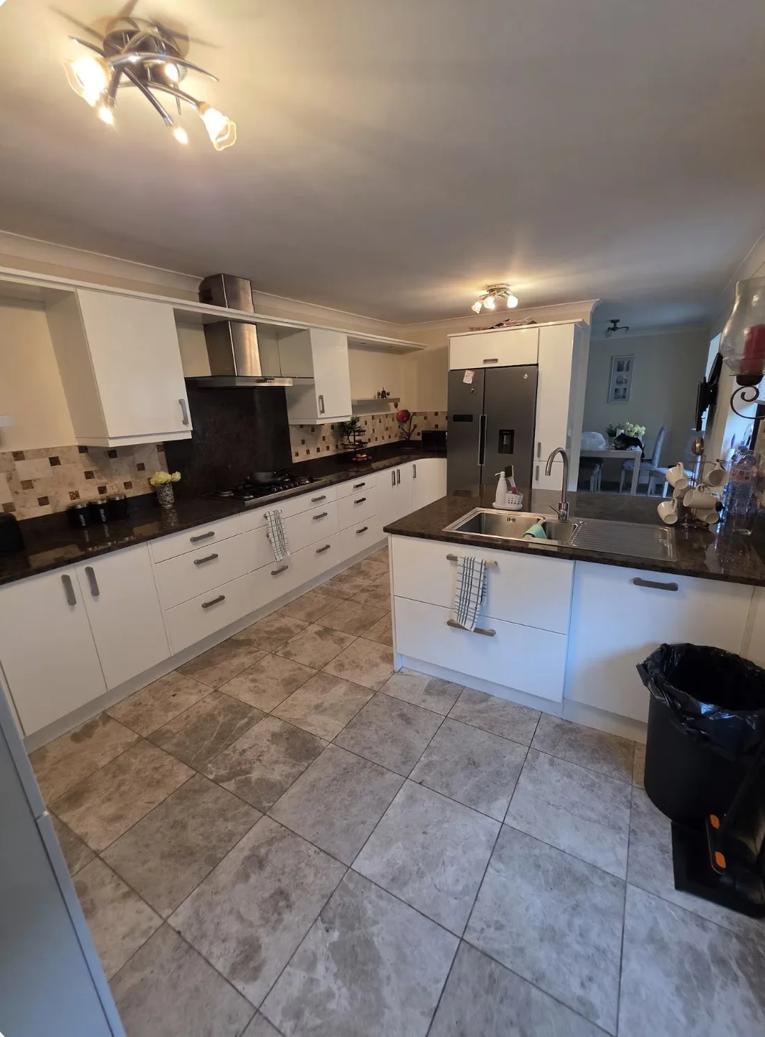 The Team House communal kitchen