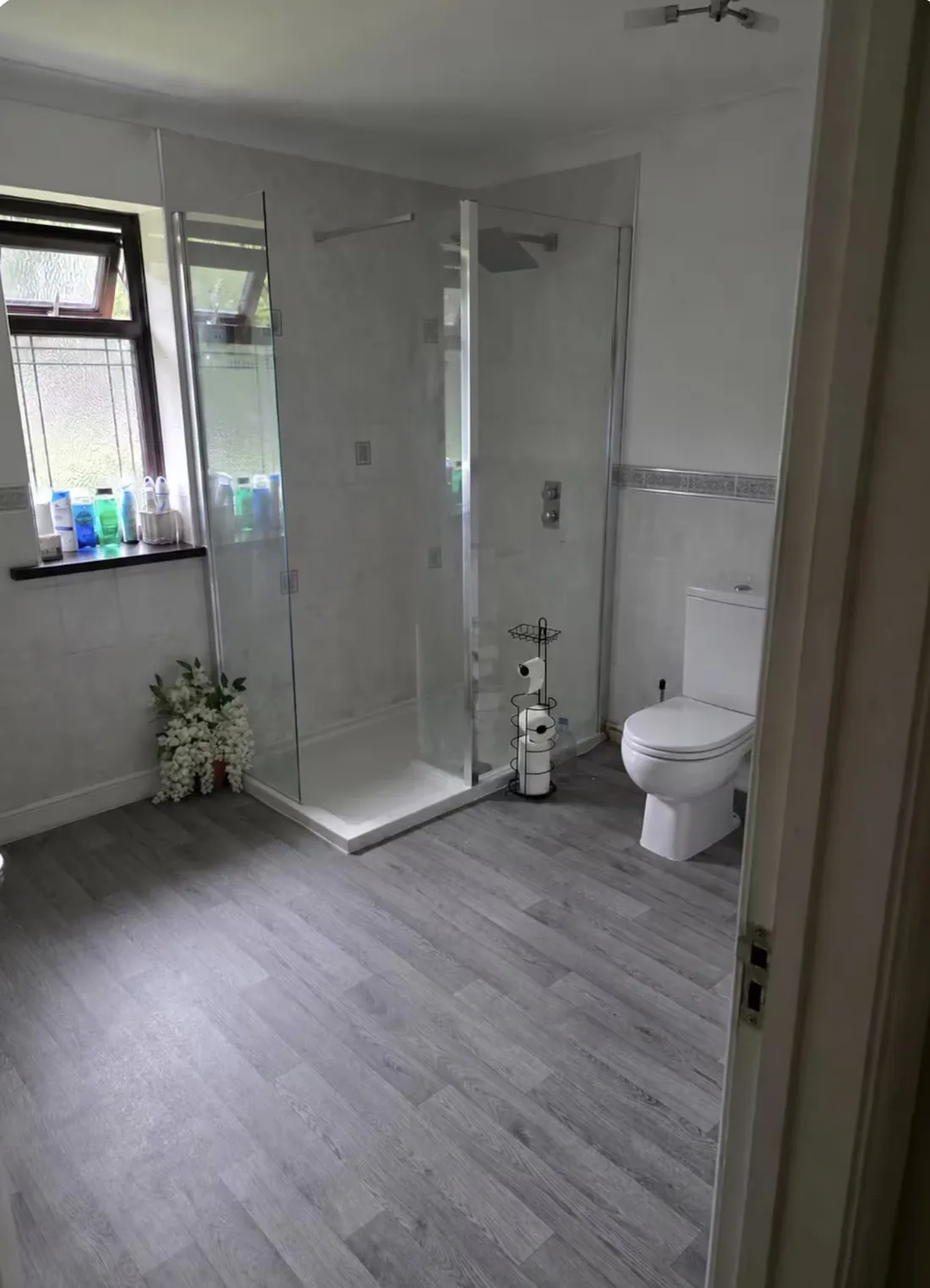 The Team House shower room